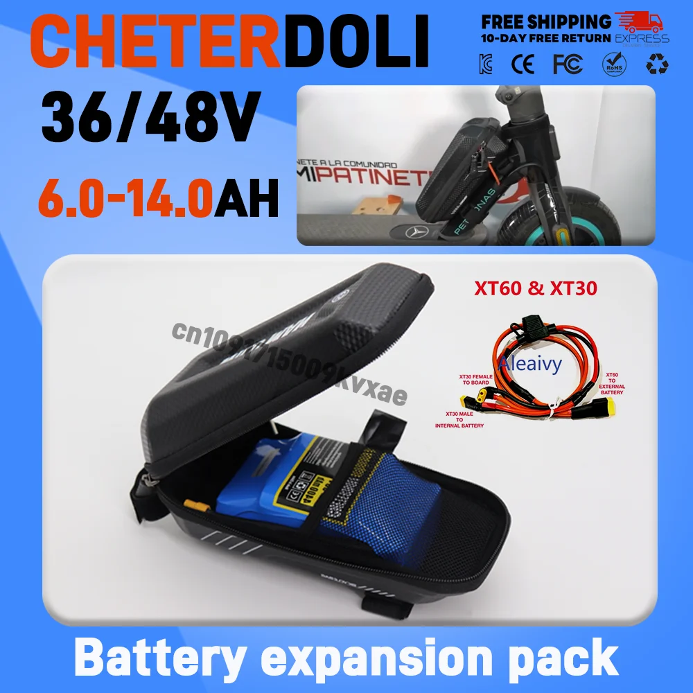 60V 50Ah Electric Scooter Battery - 36/48V แบตเตอรี่ 4.4Ah 6.8Ah 48V 6Ah