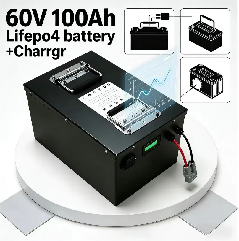 72V 40Ah Lifepo4 Battery Pack - แบตเตอรี่ LiFePO4 60V 100Ah/120Ah/150Ah/200Ah | บลูทูธ