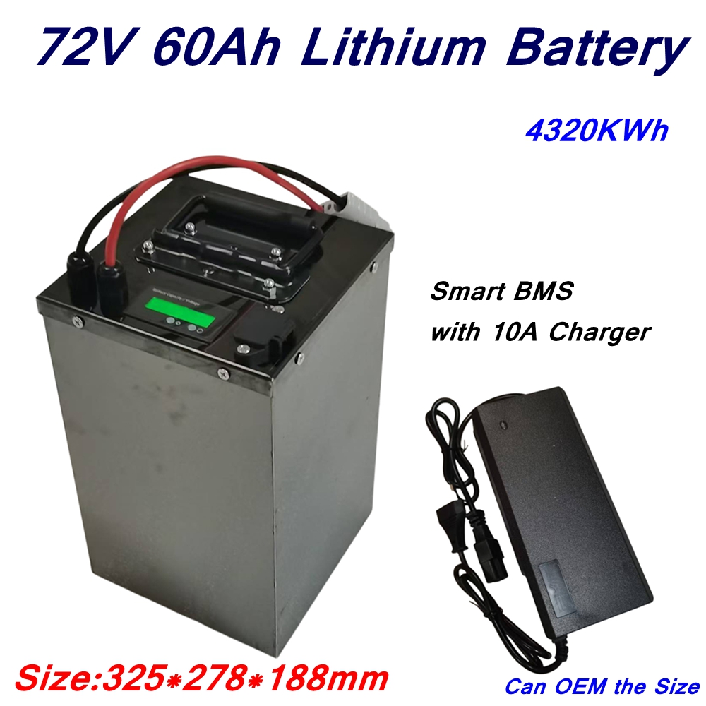 72V 40Ah Lifepo4 Battery Pack - 20S 72v 60Ah แบตเตอรี่ลิเธียมโพลิเมอร์ li-ion พร้อม