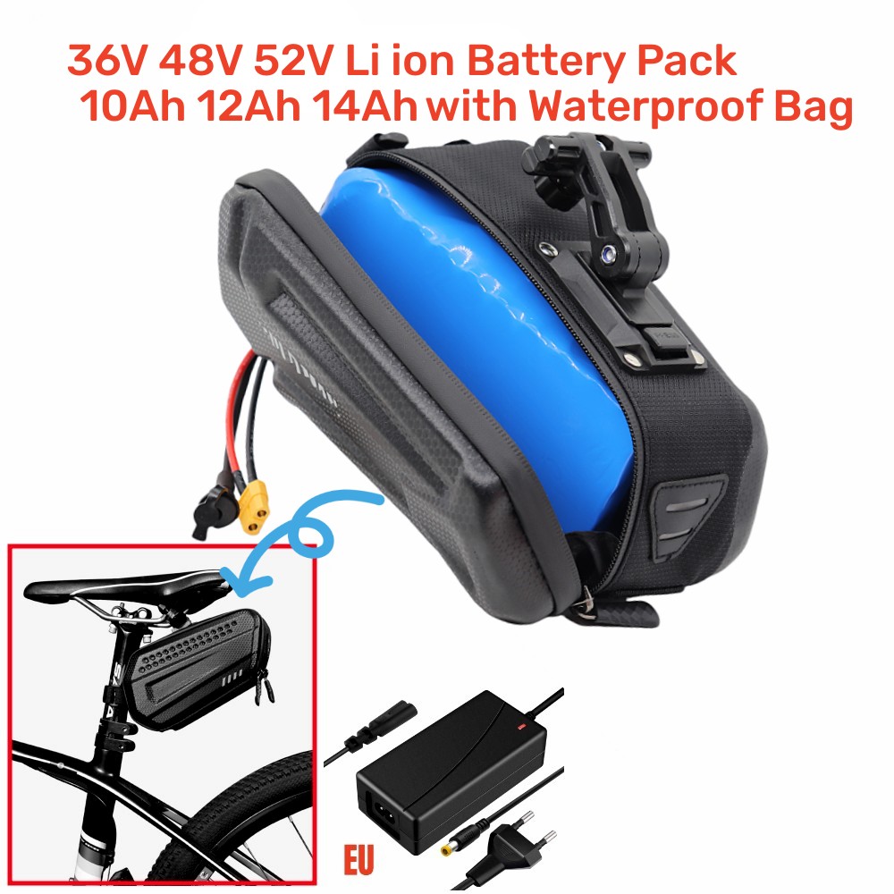 ชุดแบตเตอรี่กันน้ำ 60V 52V 48V - 60V 50Ah Electric Scooter Battery บทวิจารณ์และราคา