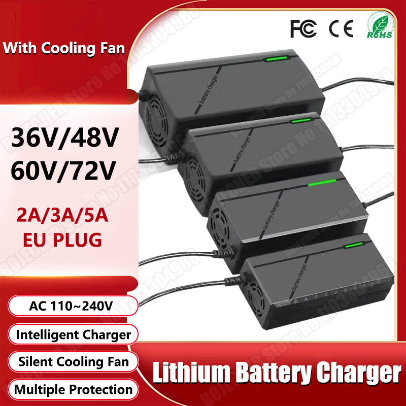 36V 48V 60V 72V 2A 3A 5A 10S 1 - 84V 20A Smart Charger บทวิจารณ์และราคา