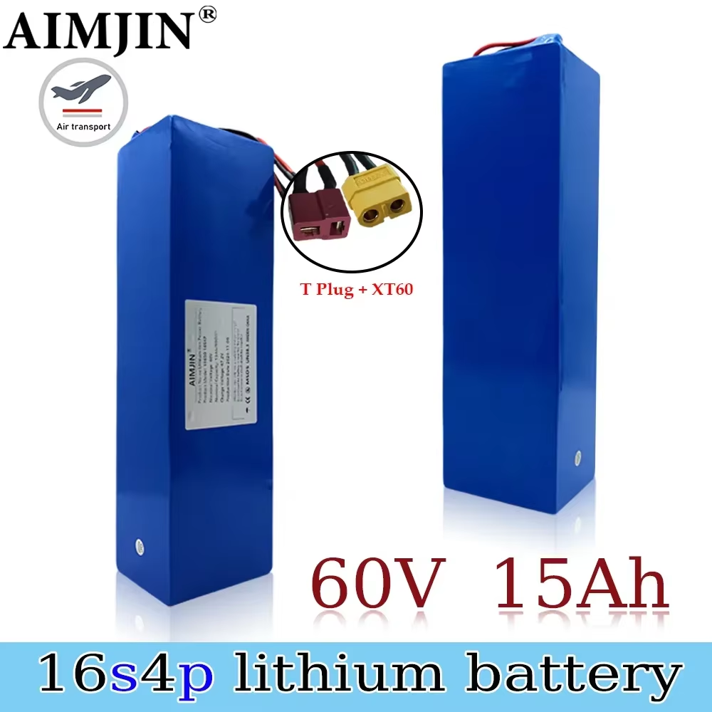 แบตเตอรี่ 60V 15Ah 16S4P 15000 - 60V 50Ah Electric Scooter Battery บทวิจารณ์และราคา