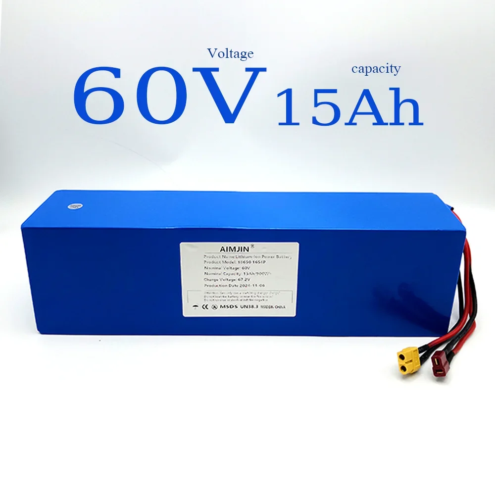 แบตเตอรี่ 60V 15Ah 16S4P 15000 - 60V 50Ah Electric Scooter Battery บทวิจารณ์และราคา